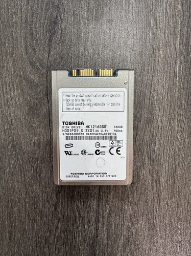 原装东芝1.8寸MicroSATA串口硬盘 超薄本工控机游戏机存储盘120GB - 图3