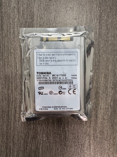 原装东芝1.8寸MicroSATA串口硬盘 超薄本工控机游戏机存储盘120GB - 图1