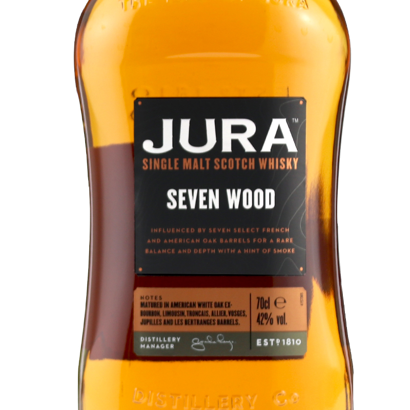 吉拉七分木单一麦芽威士忌 朱拉小岛 JURA SEVEN WOOD 洋酒行货 - 图0