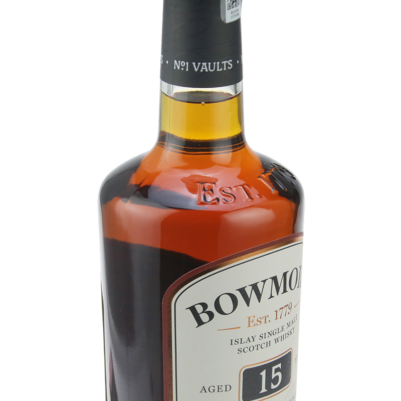 洋酒波摩15年单一麦芽威士忌 BOWMORE 15YO43%/70cl达克斯艾莱岛-图3