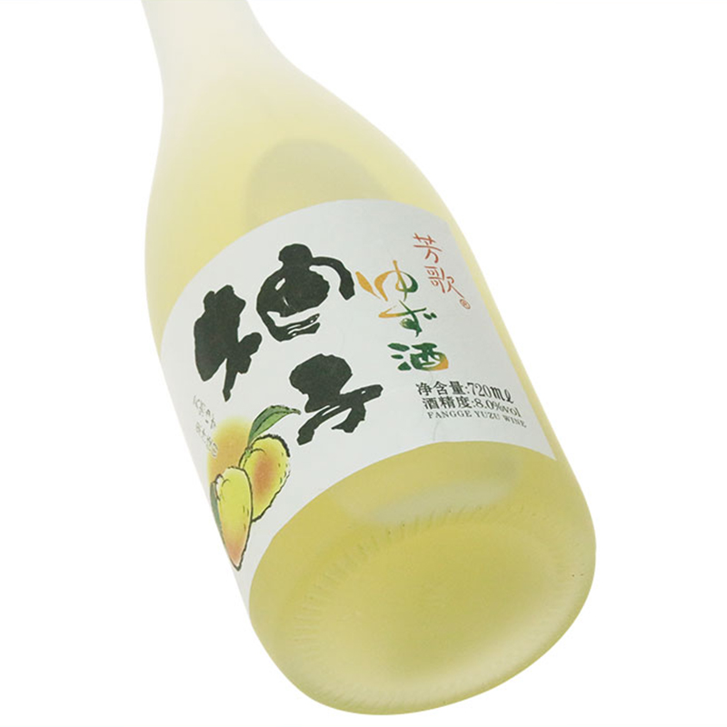 日式梅酒 芳歌柚子酒 利口酒  果露酒 女士梅酒果味酒甜果酒720ML - 图1