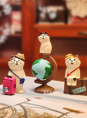 一起去巴黎看菲尔铁塔可爱娃娃屋桌面工位装饰摆件饰品送家人朋友