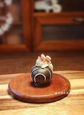 日式猫巧克力食玩ZAKKA杂货情人节礼物草莓面包装饰树脂摆件