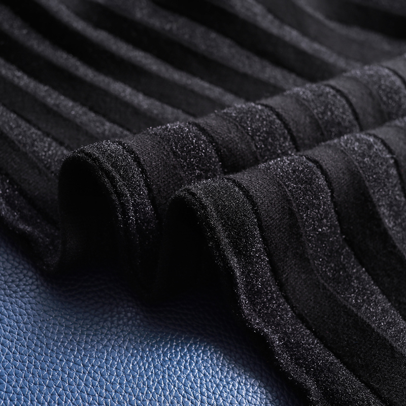 2022秋冬新款水貂绒高腰黑色半身裙 早菲服饰半身裙