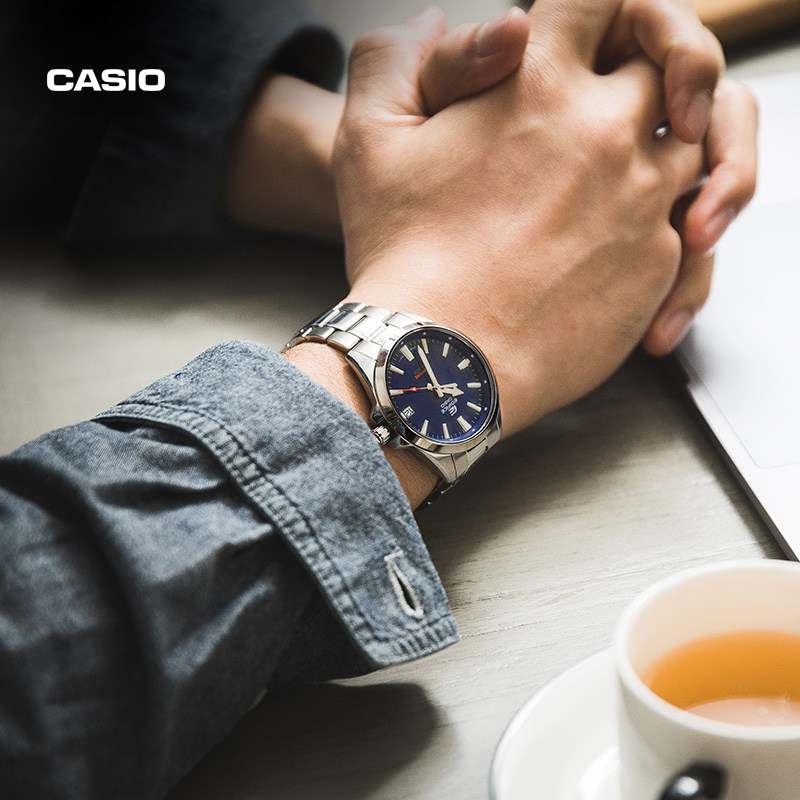 casio旗舰店efb-107时尚防水手表 casio日韩腕表