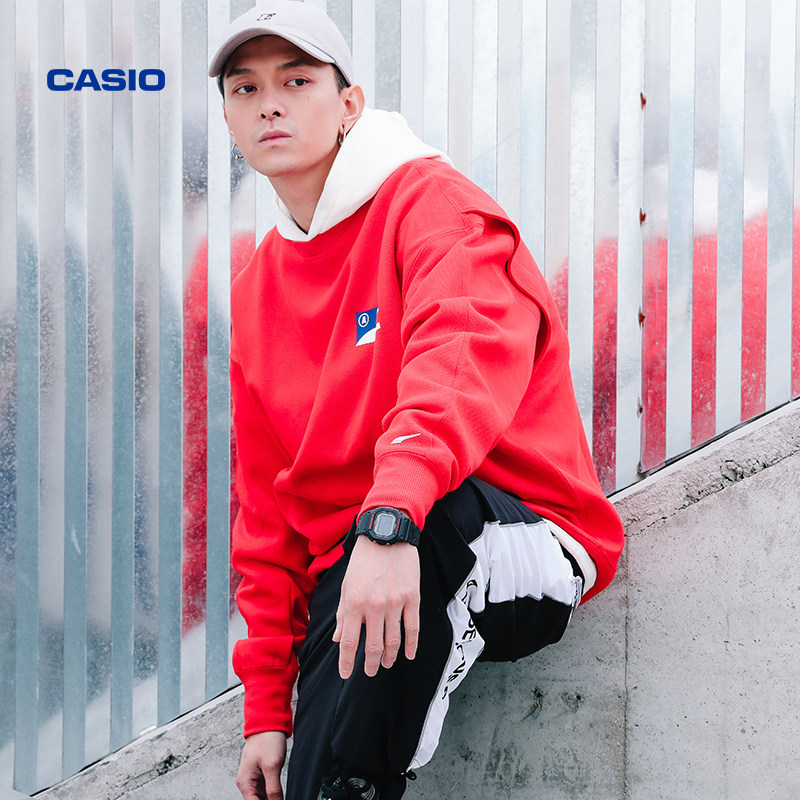 卡西欧旗舰店gw-b5600hr时尚石英表 casio日韩腕表