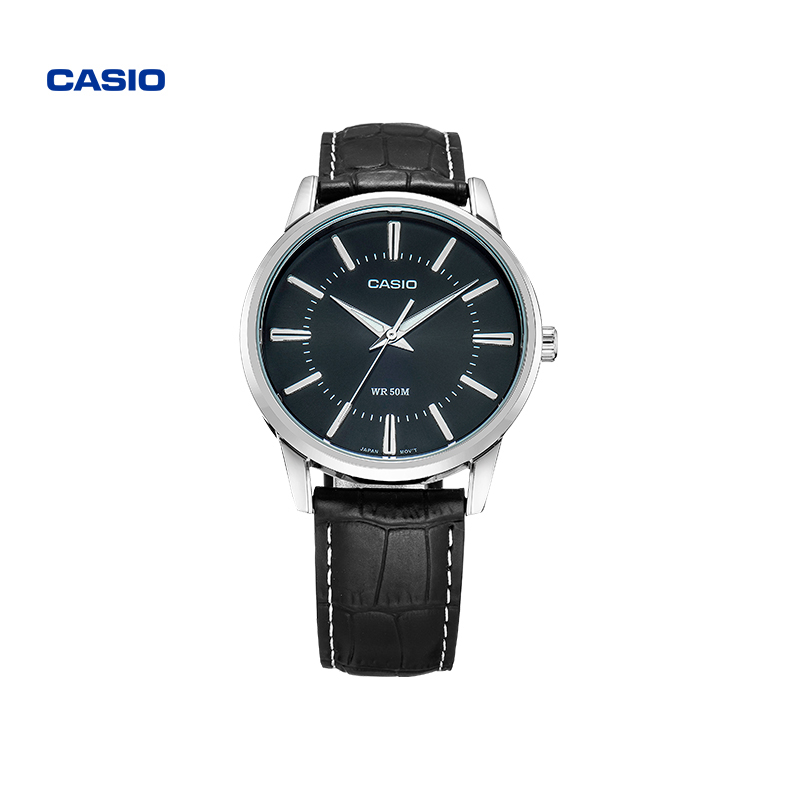 casio旗舰店mtp-1303防水简约手表 casio日韩腕表