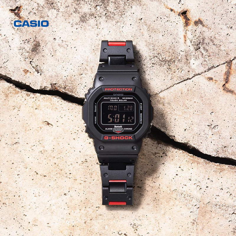 casio旗舰店gw-b5600hr潮流手表 casio日韩腕表