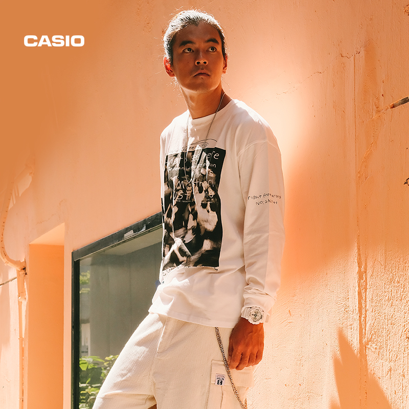 casio旗舰店GA-120潮流运动男士手表卡西欧G-SHOCK