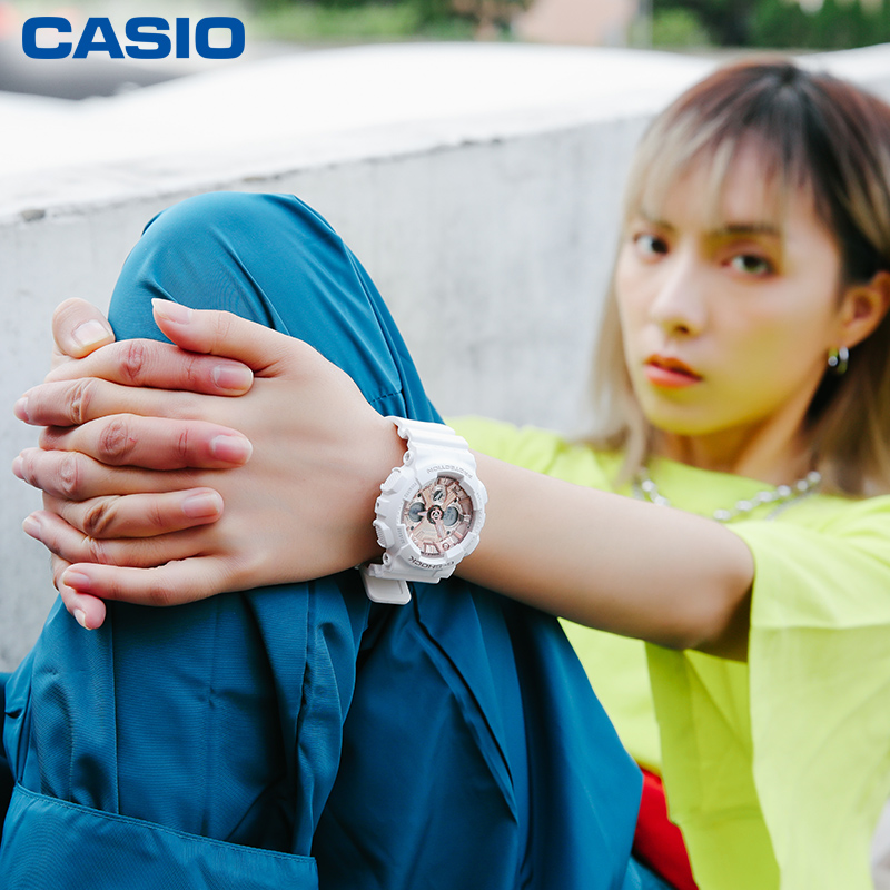 正品 SHOCK G 运动防水女士手表卡西欧官网 S120MF GMA 旗舰店 casio 正品 SHOCK G 运动防水女士手表卡西欧官网 S120MF GMA 旗舰店 casio