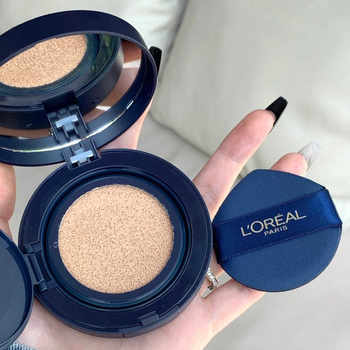 L'Oreal Black Fatty Air Cushion Tannin Limited Edition BB Cream Concealer Oil Control ຕິດທົນດົນນານ ບໍ່ລົບອອກ Makeup Matte Red Fatty