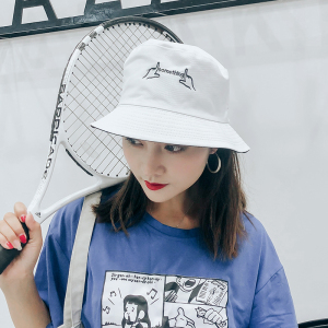 帽子女遮阳帽防晒渔夫帽