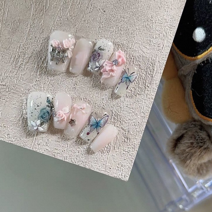 【美甲模具】枫枫正品白玉堂小花朵立体雕花美甲饰品模具美甲模具,淘宝优惠券,粉丝福利购,淘宝优惠卷