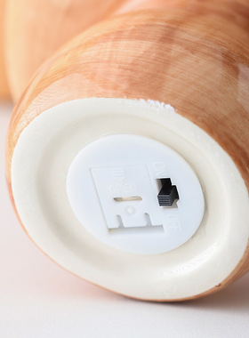 会发光的蘑菇小夜灯创意卧室床头灯ins氛围陶瓷摆件送生日礼物品