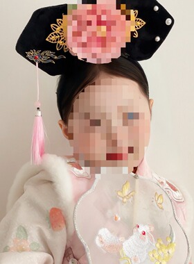 古风发卡旗头头饰格格发箍头箍宫廷发饰贵妃娘娘皇后甄嬛汉服搭配
