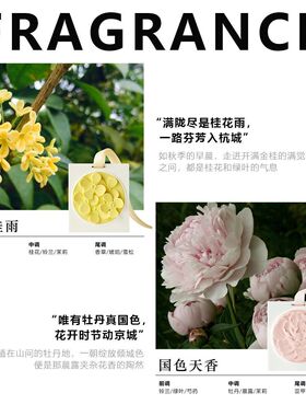 衣柜香薰香挂艺术篆刻桂花车挂室内家用持久香氛车载气质复古香薰