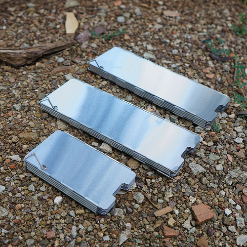户外挡风板烧烤登山野营野炊可折叠8片10片便携式野餐遮风板铝板 - 图2
