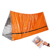 Outdoor PE Emergency Tent Portable Warm Emergency Blanket Insulation Blanket Lifesaving Shelter First Aid Sleeping Bag Earthquake Emergency Kits