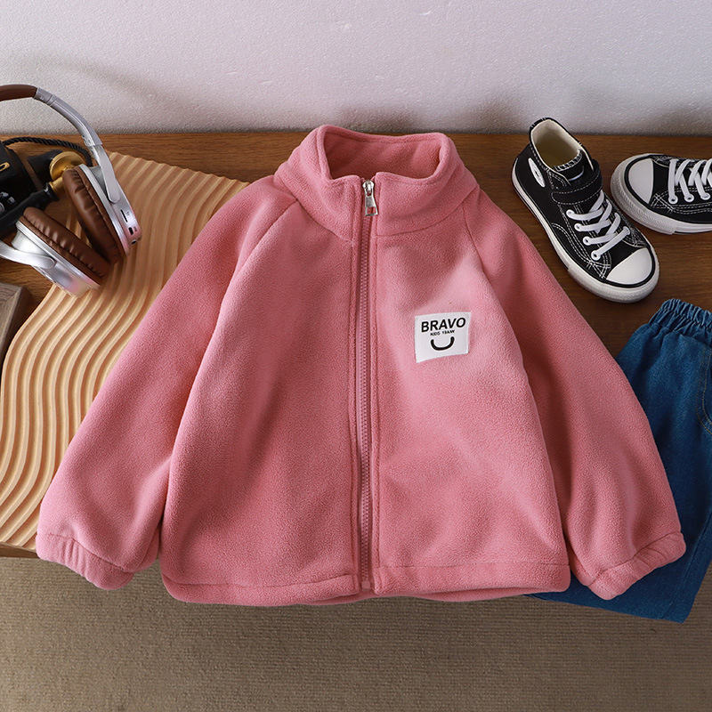 儿童冬季加绒加厚外套棉服中大童百搭男女宝宝保暖外穿2025新款秋 - 图2