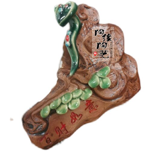 陶瓷工艺品 石湾公仔 白菜 百财如意 开业贺礼 - 图3