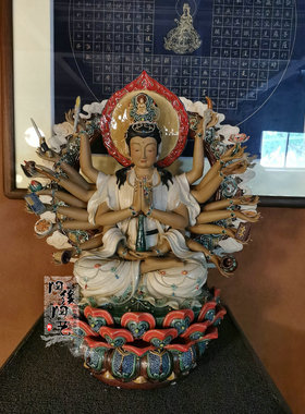 桌面贾陶院陶瓷石湾公仔