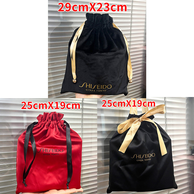 资生堂柜台礼品抽绳束口收纳小布袋首饰护肤品便携旅行手拧小包,淘宝优惠券,粉丝福利购,淘宝优惠卷