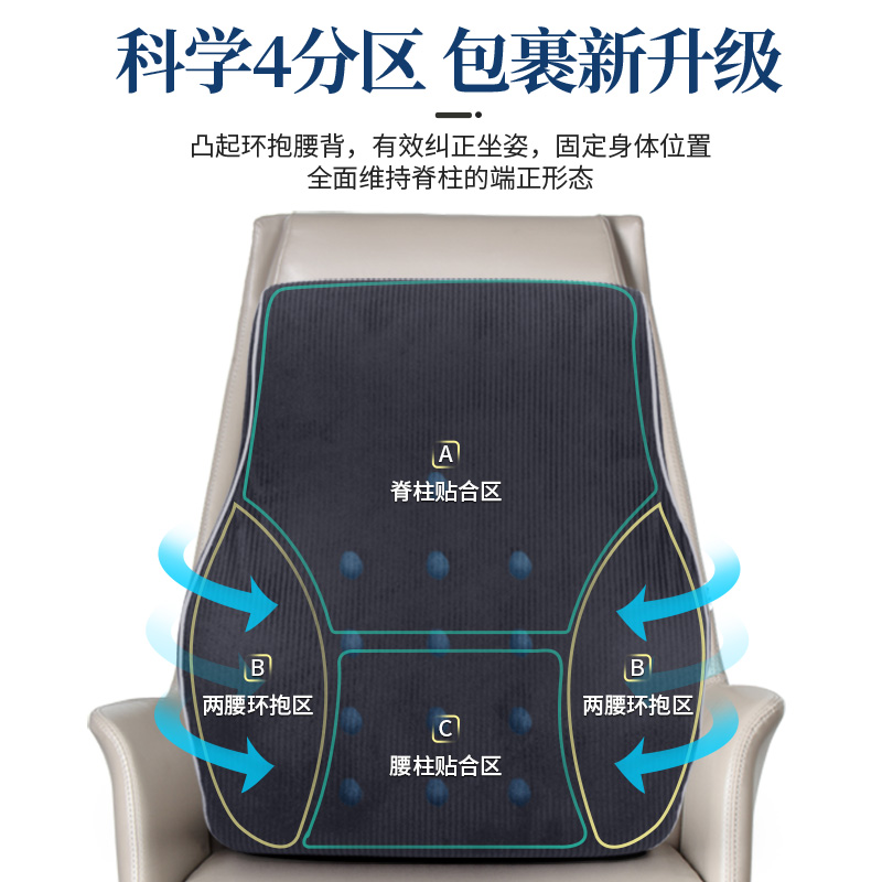办公室腰靠久坐护腰靠垫孕妇座椅腰垫汽车椅子靠背记忆棉靠枕腰枕 办公室腰靠久坐护腰靠垫孕妇座椅腰垫汽车椅子靠背记忆棉靠枕腰枕