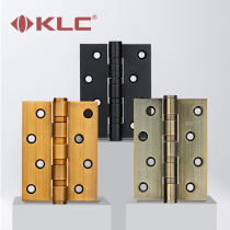 KLC black stainless steel bearings hinge hinge 4-inch slotted hinge mute loose-leaf folding hinge monolithic