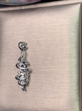 浪花一朵朵～925天然新颖坦桑石