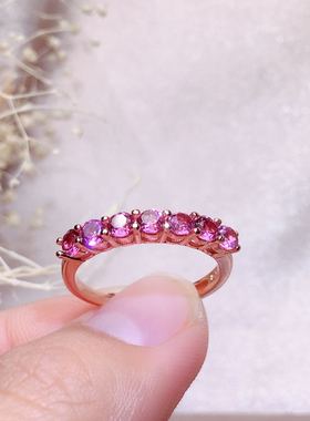 天然镁铝石榴石戒指活口甜美