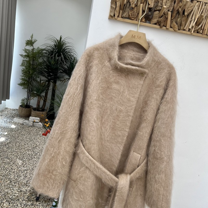 2025年秋冬新款韩版高端立领双面羊毛大衣女短款小个子羊毛呢外套,淘宝优惠券,粉丝福利购,淘宝优惠卷