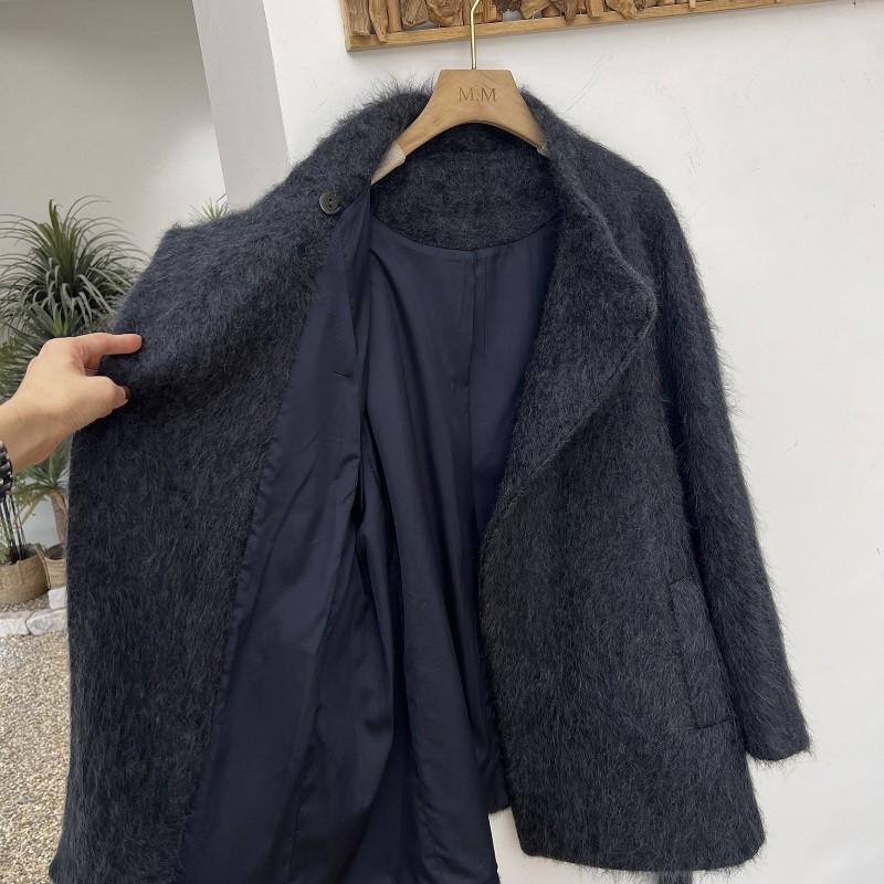 2025秋冬新款防风立领羊毛羊绒双面呢短款大衣设计感外套女腰带款,淘宝优惠券,粉丝福利购,淘宝优惠卷