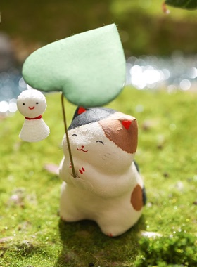 汽车载摆件办公桌家居可爱猫咪