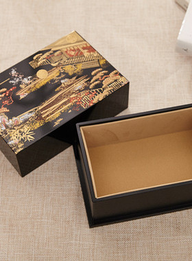 日本山中漆器生日礼物老人实用的