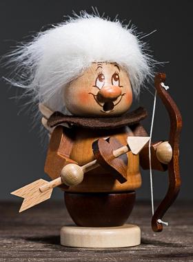 德国进口圣诞老人手工挂件木质