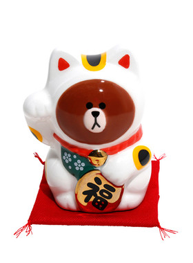 linefriends日本限定可妮兔玩偶