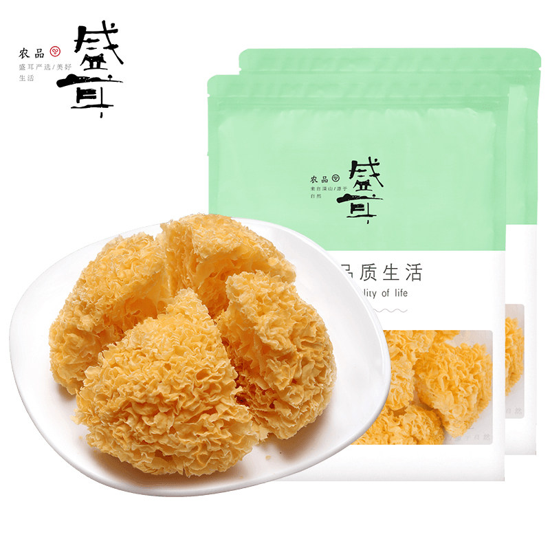 盛耳500g古田小块糯丑耳碎白木耳 盛耳银耳/白木耳
