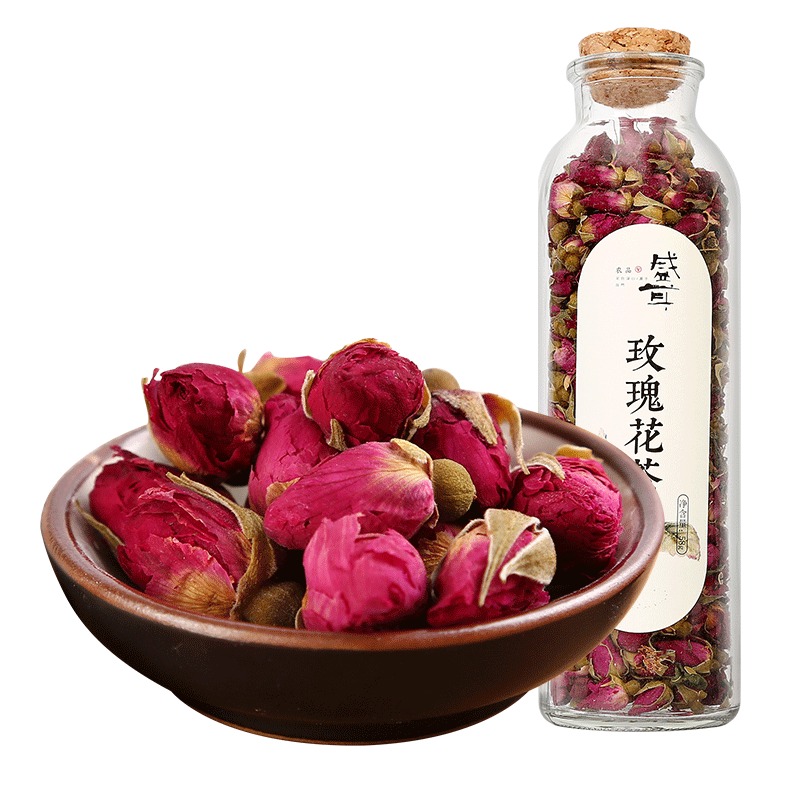 盛耳干玫瑰玫瑰花草茶罐装菊花茶 盛耳代用/花草茶