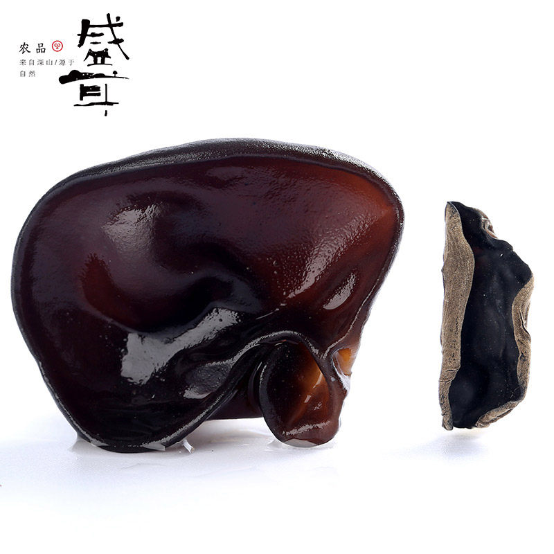 盛耳128g/罐东北秋木耳木耳干货 盛耳黑木耳