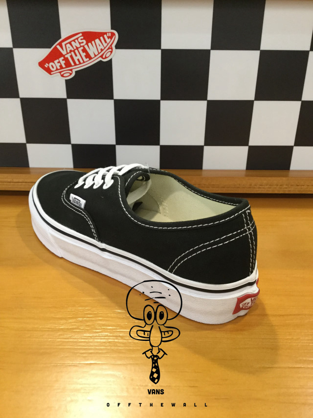 【现货】VANS Authentic范斯低帮黑白经典男鞋女鞋VN000EE3BLK-图1