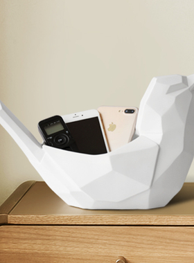 小鸟收纳盒摆件茶几遥控器盒摆设