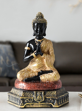 新中式如来佛祖佛像禅意摆件
