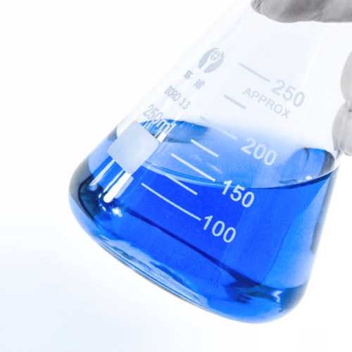 50ml100ml环球具塞三角瓶 三角烧瓶带玻璃塞24#标准口玻璃锥形瓶 - 图1