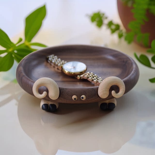 Sheep and lamb storage plate Muwu The second bullet of the lamb series The lamb pen holder