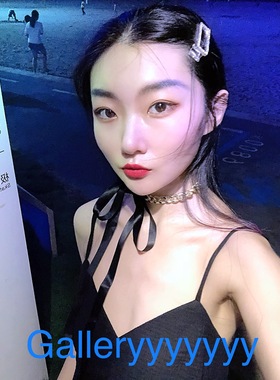 gallery欧美复古ins的项圈丝带