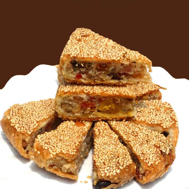 温州特产苍南手工桥墩大月饼芝麻鲜肉蛋黄五仁多口味礼盒装送礼饼,淘宝优惠券,粉丝福利购,淘宝优惠卷