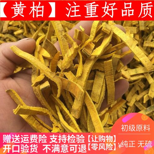 黄柏 中药材 川黄柏 500克黄柏檗木檗皮黄檗黄白原色去皮黄柏纯肉 - 图2