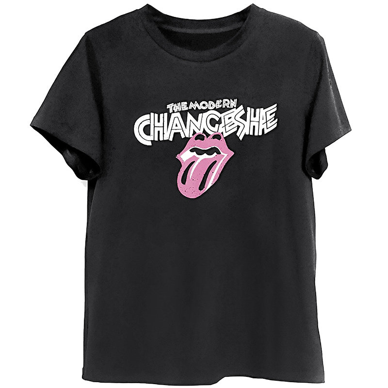 change she千细2020新款黑色女t恤 changesheT恤