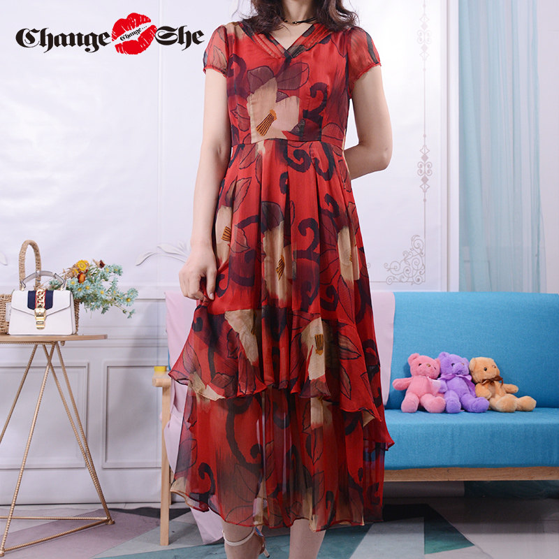 千细change she2020新款休闲连衣裙 changeshe连衣裙