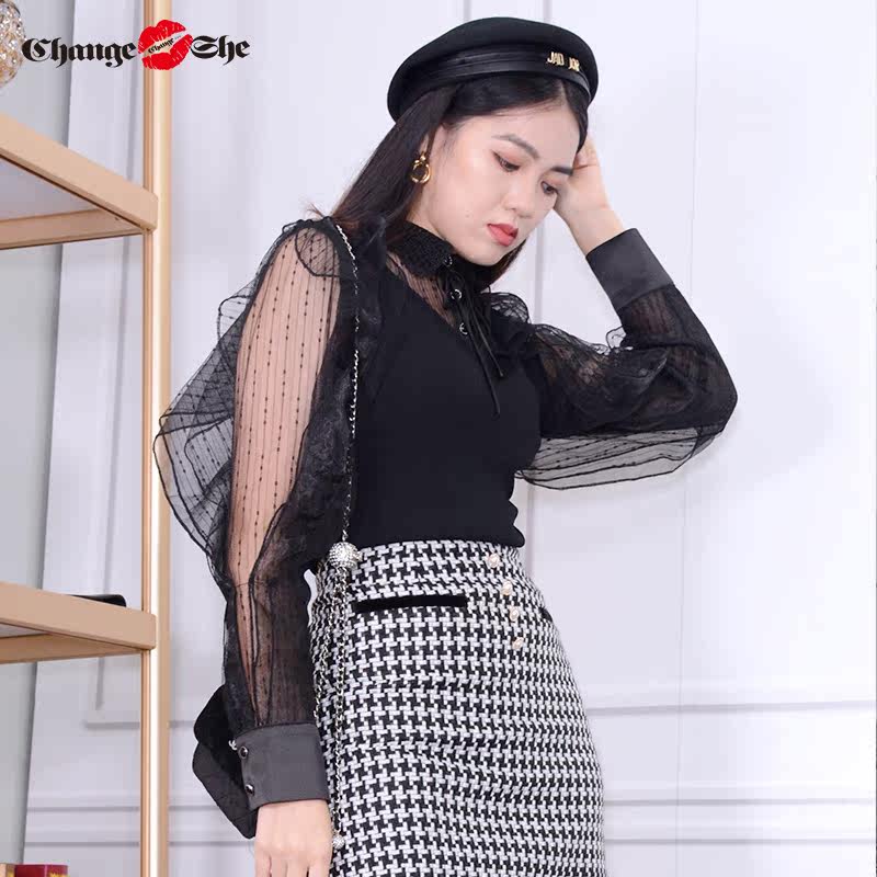  changeshe毛针织衫